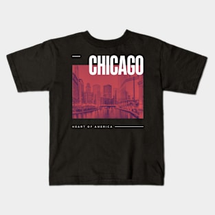 Chicago city Kids T-Shirt